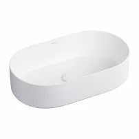 Lavoar pe blat Omnires Mesa alb mat 53.5 x 31.5 cm