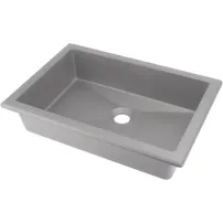 Lavoar sub blat gri metalic Deante Correo 50 cm