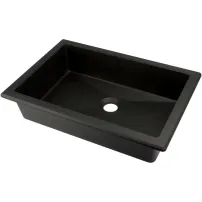 Lavoar sub blat negru Deante Correo 50 cm