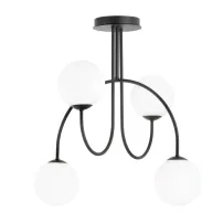 Lustra Emibig Archi 4A BL negru/alb