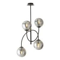 Lustra Emibig Archi 4B BL negru/grafit