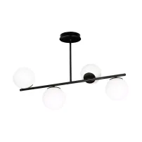 Lustra Emibig Bior 4 negru/alb