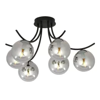Lustra Emibig Boston 6 negru/grafit