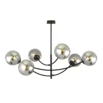 Lustra Emibig Hunter 6 negru/grafit