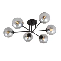 Lustra Emibig Roma 6 negru/grafit