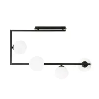 Lustra Emibig Soma 4 BL negru/alb