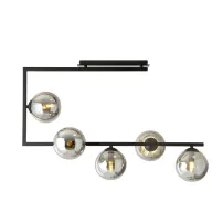 Lustra Emibig Soma 5 BL negru/grafit