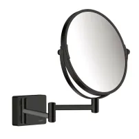 Oglinda pentru barbierit negru Hansgrohe AddStoris