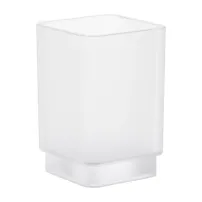 Pahar Grohe Selection Cube alb mat