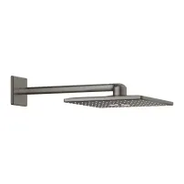 Palarie si brat de dus Grohe Rainshower Mono Cube 310 antracit periat Hard Graphite cu 2 functii