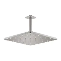 Palarie si brat de dus Grohe Rainshower Mono Cube 310 crom periat Supersteel cu 1 functie