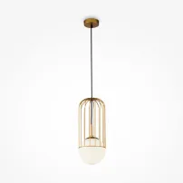 Pendul Maytoni Telford auriu/alb 1 bec 21 x 53 cm