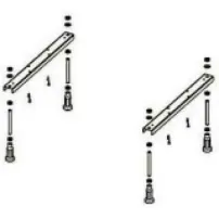 Picioare suport pentru cada Ideal Standard/Vidima