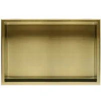 Raft incastrat dreptunghiular auriu periat Rea 30x60x10 cm