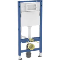 Rezervor incastrat Geberit Delta 100, h-112 cm adancime 12 cm si cadru cu actionare frontala