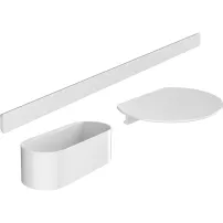 Set accesorii alb mat Hansgrohe WallStoris