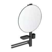 Set accesorii pentru lavoar Ideal Standard Alu+ negru mat 80 cm din aluminiu