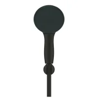 Set de dus negru mat Grohe New Tempesta 110 cu porter