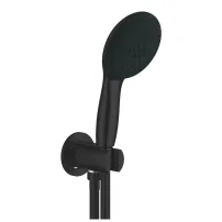 Set de dus negru mat Grohe New Tempesta 110 cu porter si alimentare