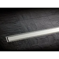 Set rigola pentru dus Kessel Linearis Compact plus capac inox faiantabil 75 cm