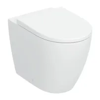 Set vas WC pe pardoseala Geberit iCon BTW TurboFlush cu capac softclose alb lucios