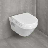 Set vas WC suspendat Villeroy&Boch Arhitectura TwistFlush Rimless cu capac softclose