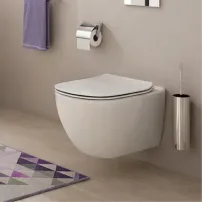 Set vas wc suspendat Ideal Standard Tesi Aquablade cu capac slim softclose
