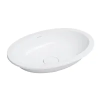 Lavoar sub blat Omnires Shell M+ finisaj alb mat 55 cm
