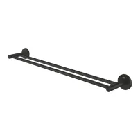 Suport prosop bara dubla negru mat Grohe Essentials 60 cm