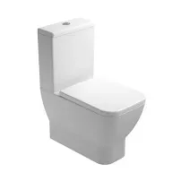 Vas WC pe pardoseala Gala Emma Square Rimless BTW alb lucios