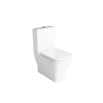 Vas WC pe pardoseala Gala Emma Square BTW alb lucios