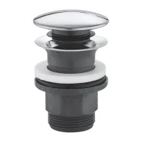 Ventil lavoar Push-Open Grohe crom lucios pentru lavoare cu preaplin