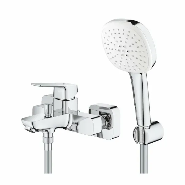 Baterie cada-dus Grohe Cubeo finisaj crom lucios cu set de dus si para cu 2 functii picture - 2