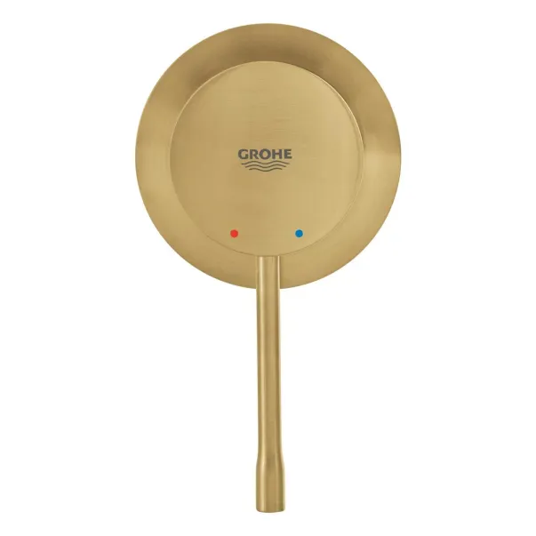 Baterie dus incastrata Grohe Essence auriu periat Cool Sunrise cu corp ingropat picture - 3