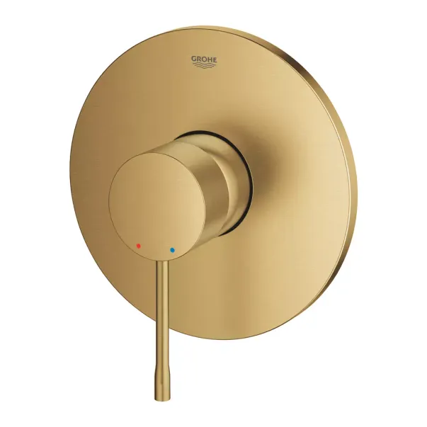 Baterie dus incastrata Grohe Essence auriu periat Cool Sunrise fara corp ingropat picture - 3