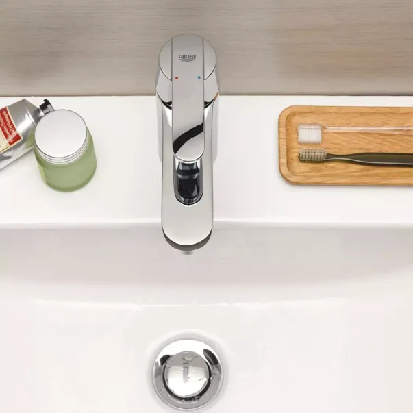Baterie lavoar Grohe Get marimea M crom lucios cu ventil picture - 3