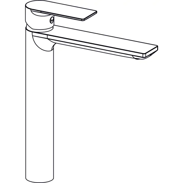 Baterie lavoar inalta Inter Ceramic Dover monocomanda auriu lucios picture - 2