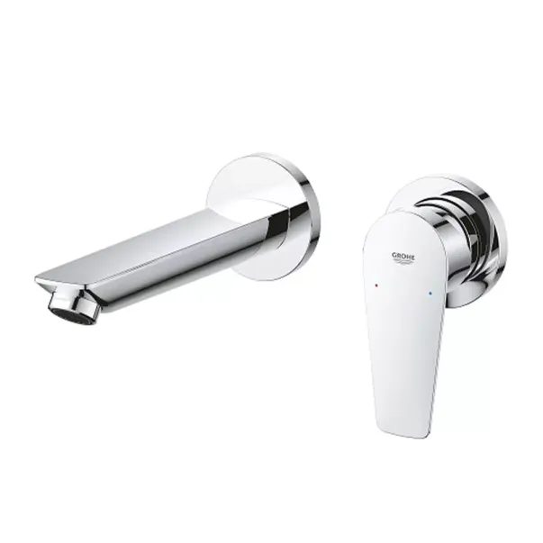 Baterie lavoar incastrata Grohe BauEdge crom cu corp incastrat inclus picture - 2