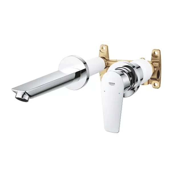 Baterie lavoar incastrata Grohe BauEdge crom cu corp incastrat inclus picture - 6