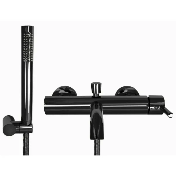 Baterie monocomanda pentru cada negru Rea Lungo picture - 2