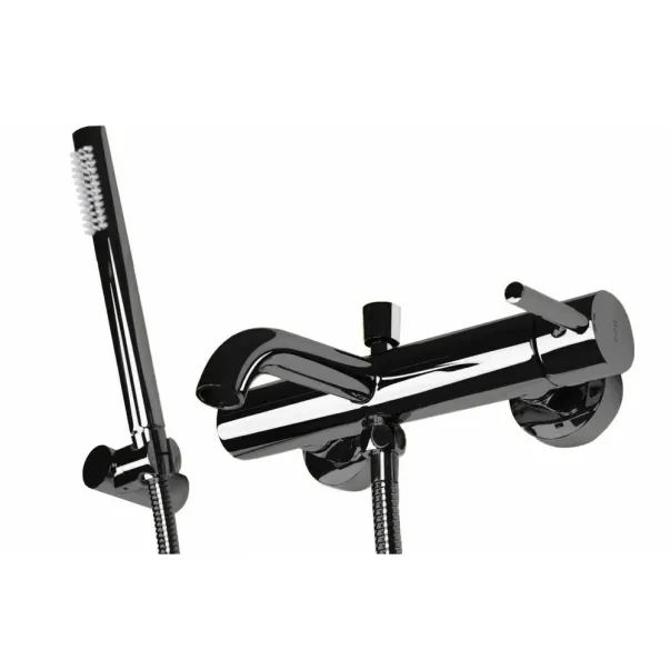 Baterie monocomanda pentru cada negru Rea Lungo picture - 3