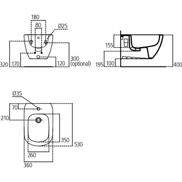 Bideu suspendat Ideal Standard Tesi picture - 2