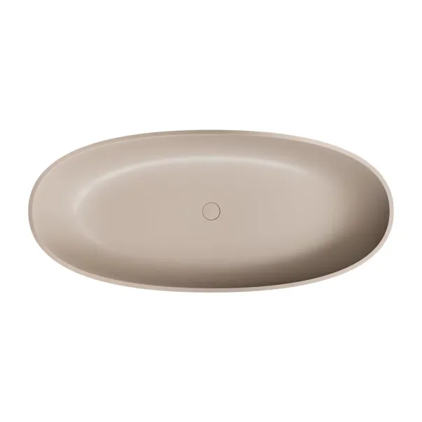 Cada freestanding compozit Omnires Shell M+ finisaj bej dune mat 175x78 cm picture - 3