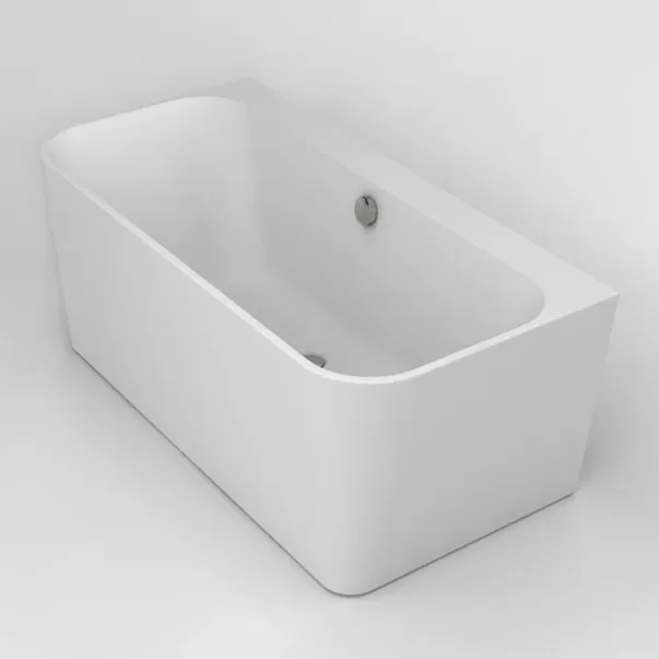 Cada freestanding Kreiner Maggie 160x75 cm finisaj alb lipita de perete, BTW picture - 4