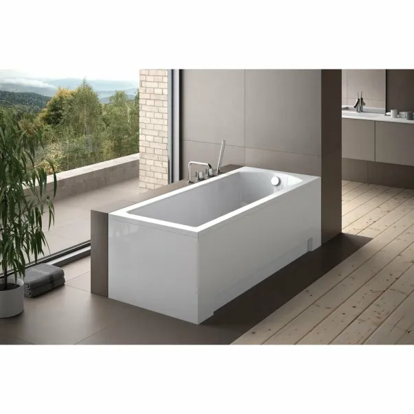 Cada dreptunghiulara Besco Shea 160x70 cm montaj cu panouri #WAS