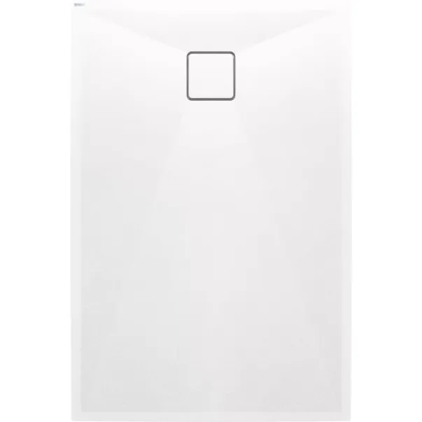 Cadita de dus dreptunghiulara Deante Correo alb 100x80 cm picture - 3