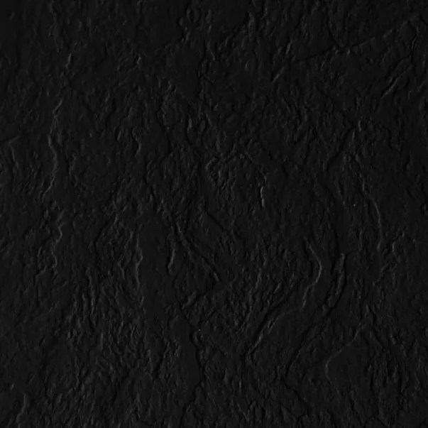 Cadita dus dreptunghiulara Radaway Doros D Stone 100x80 cm acril negru picture - 2
