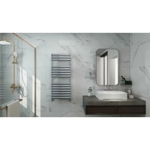 Calorifer de baie portprosop Rune Hima 1200x500 mm crom picture - 4