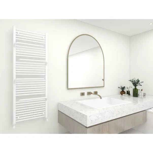 Calorifer de baie portprosop Rune Hima alb lucios 1510x550 mm picture - 4