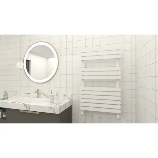 Calorifer de baie portprosop Rune Lani 800x500 mm alb lucios picture - 4